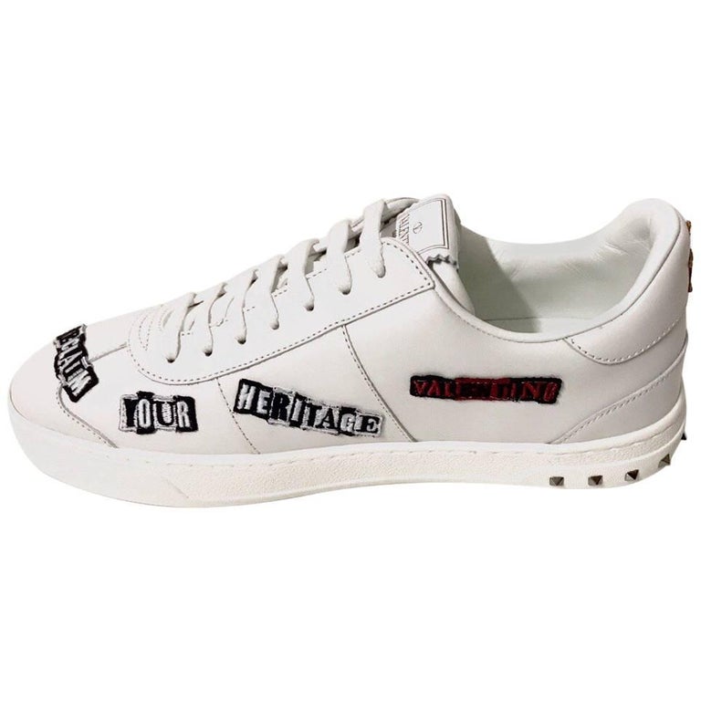 Valentino Garavani Shoes Flycrew Sneakers White for Men's 2017 For Sale at  1stDibs | valentino shoes white, flycrew valentino, sneaker poem