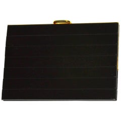 Roger Vivier Black Resin Clutch