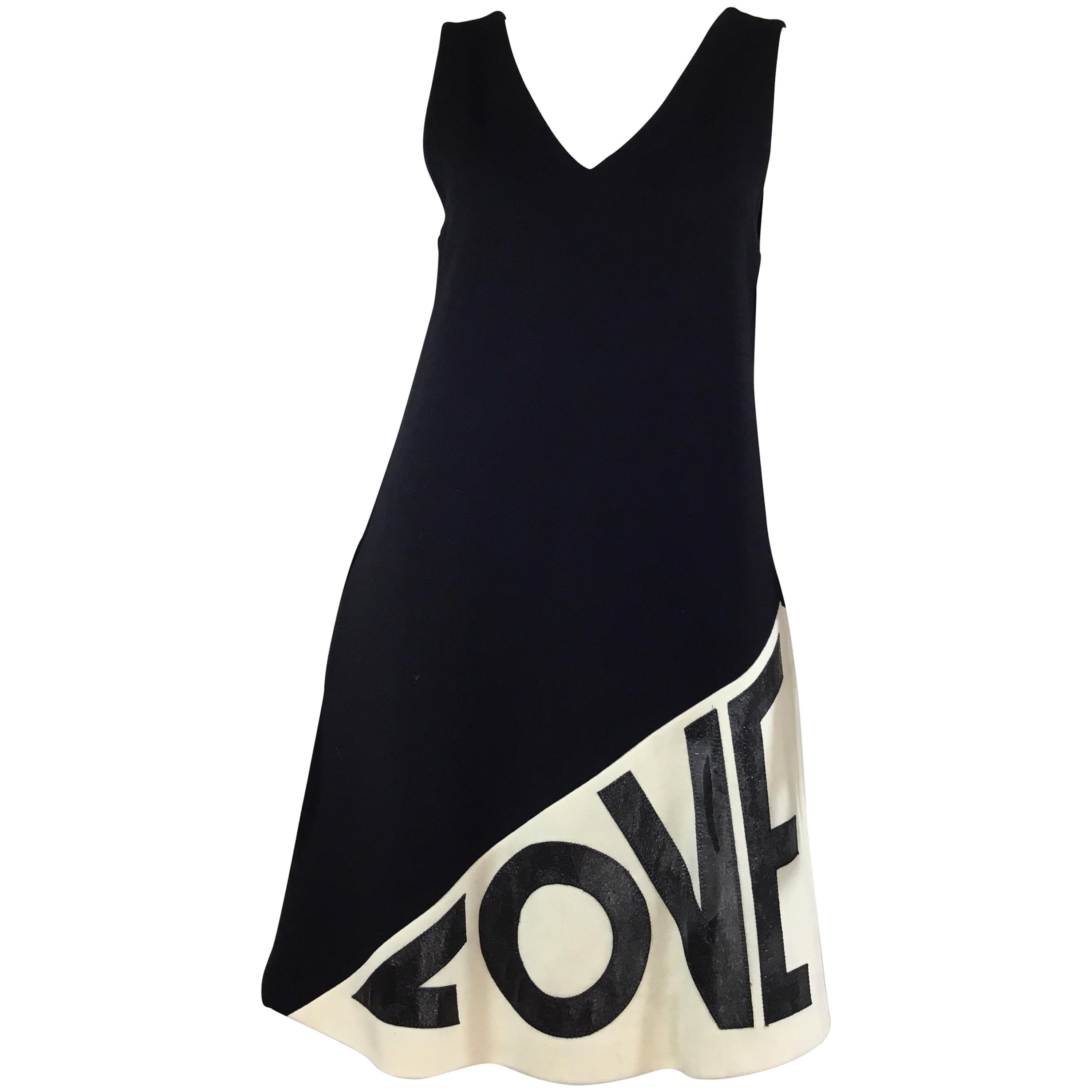 Lisa Perry Mod A-Line Love Art Dress