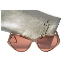 New Vintage Christian Dior 2344 Gold Optyl 1980's Sunglasses Germany