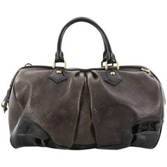Louis Vuitton Stephen Handbag Monogram Embossed Leather