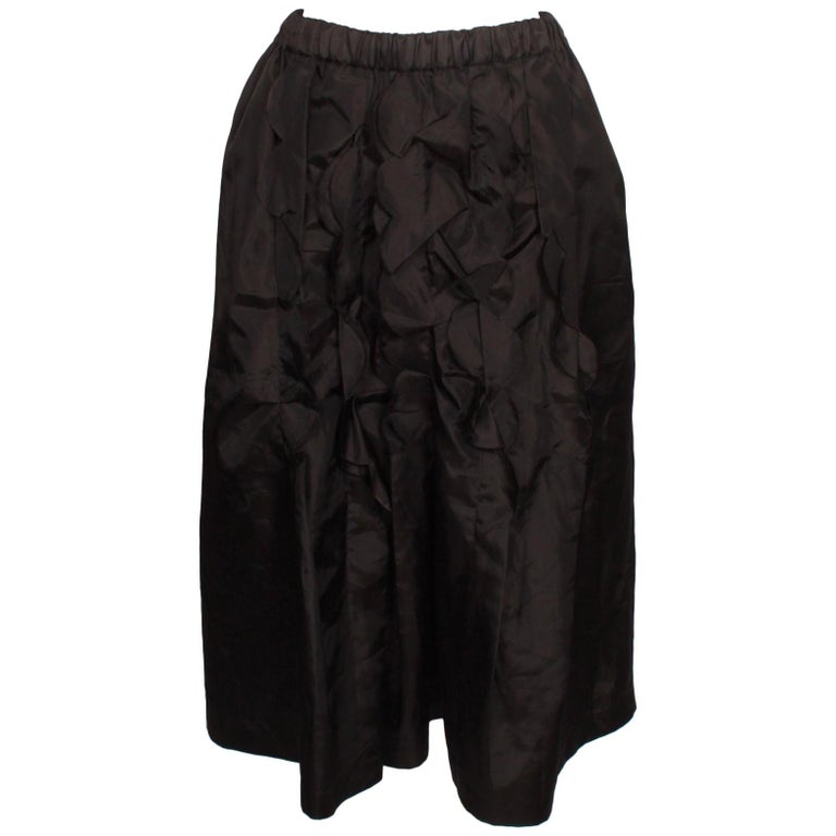 Comme des Garcons Robe de Chambre Skirt With Front Scallop Detail For ...