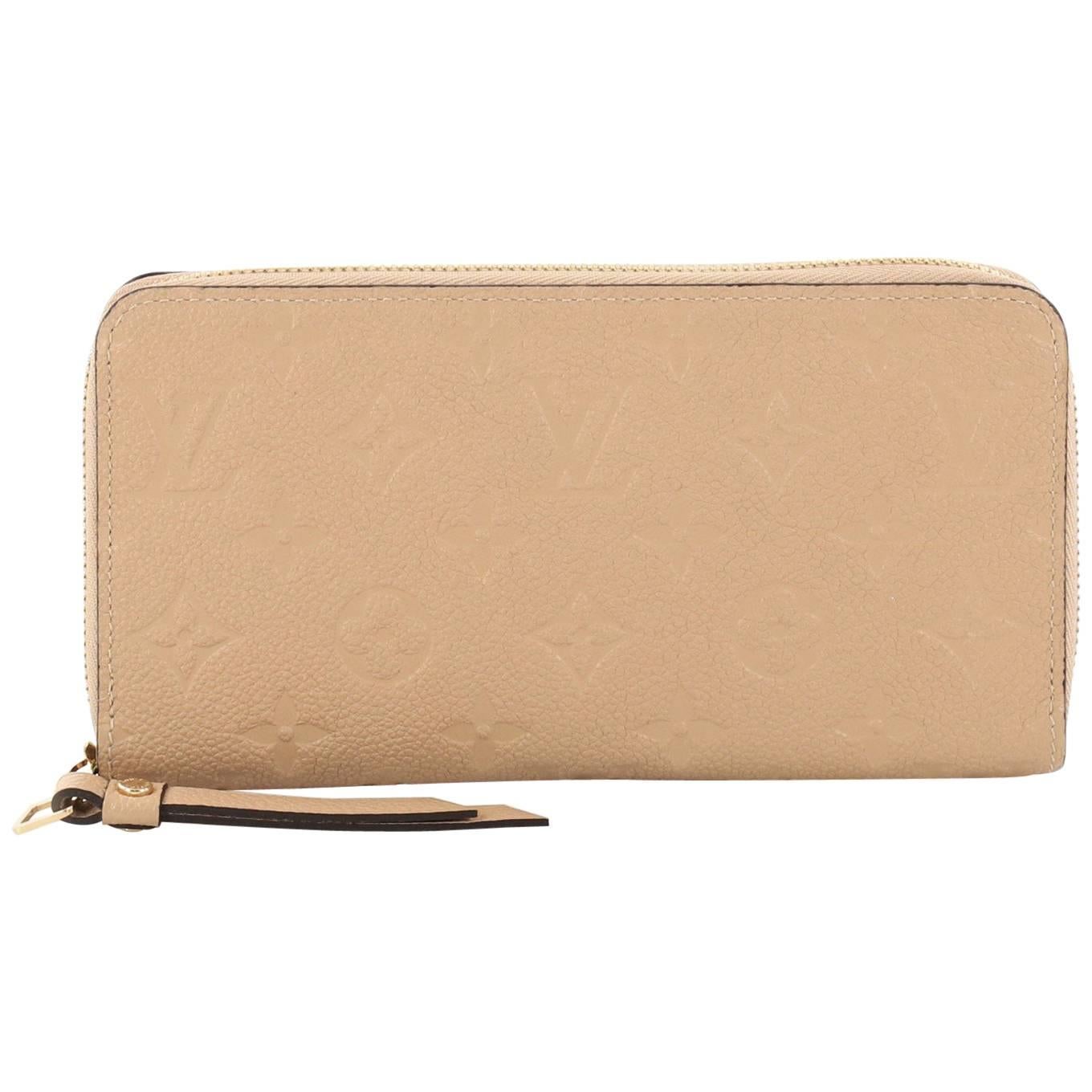 Louis Vuitton Zippy Monogram Empreinte Leather Wallet 
