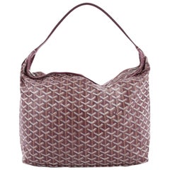 Goyard Fidji Coated Canvas Hobo Bag