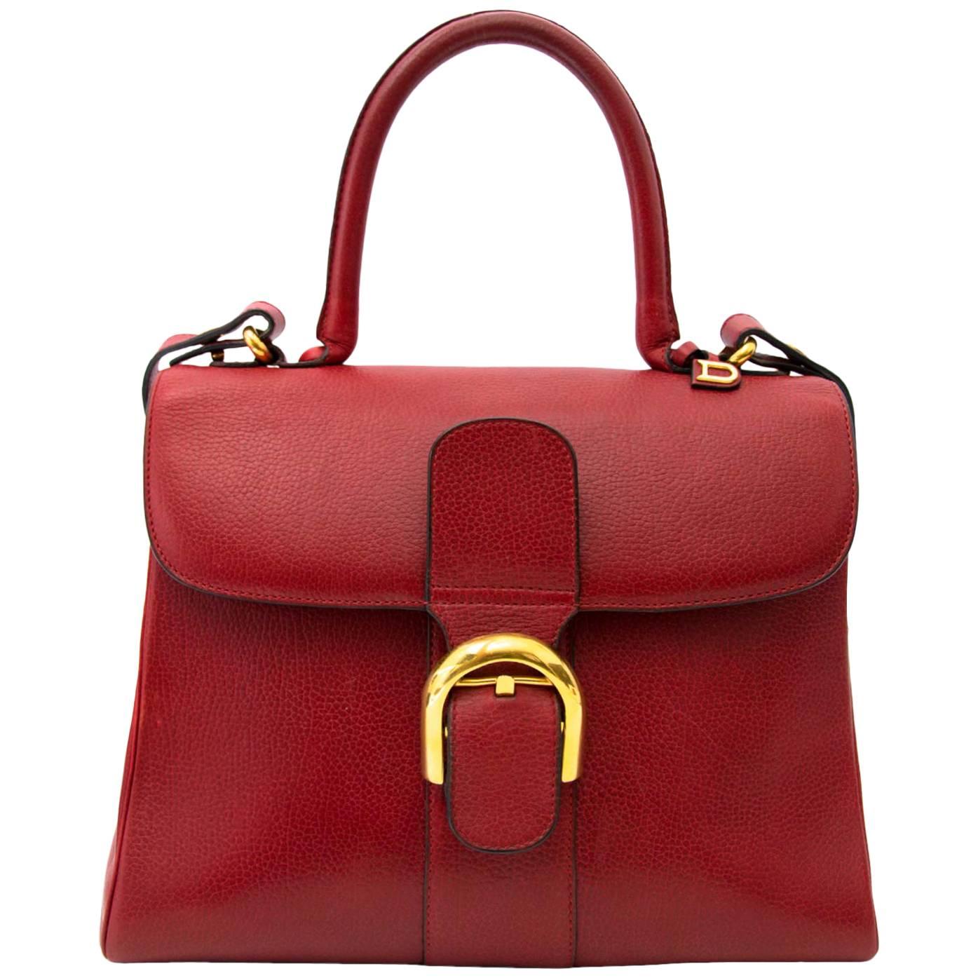 Delvaux Red Brillant MM Bag and Strap For Sale at 1stDibs | delvaux ...