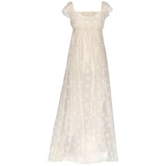 Alberta Ferretti Weißes Vintage-Hochzeitskleid aus Seide:: 2000er Jahre