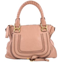 Used Chloe Marcie Shoulder Bag Leather Medium