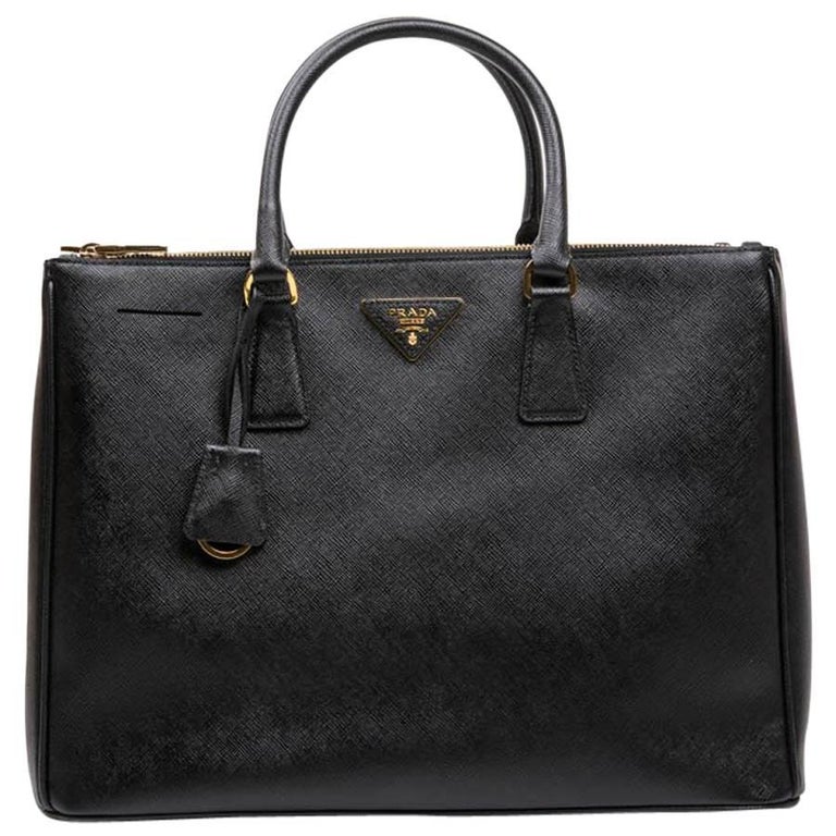 prada galleria bag black
