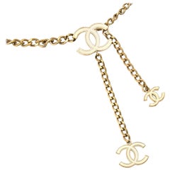 Chanel Vintage Gold-Toned Chain Jewelry Belt 
