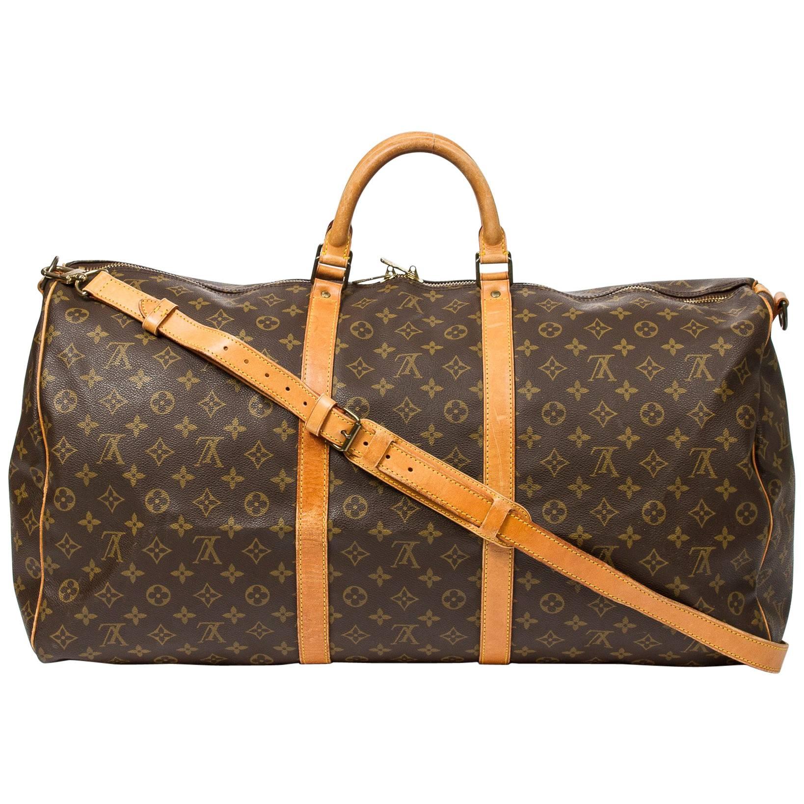 Louis Vuitton Keepall Bandouliere 60 in monogram canvas