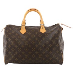 Louis Vuitton Speedy Handbag Monogram Canvas 35