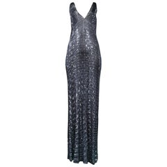 Maison Martin Margiela Iconic Sequin Print Dress 1996