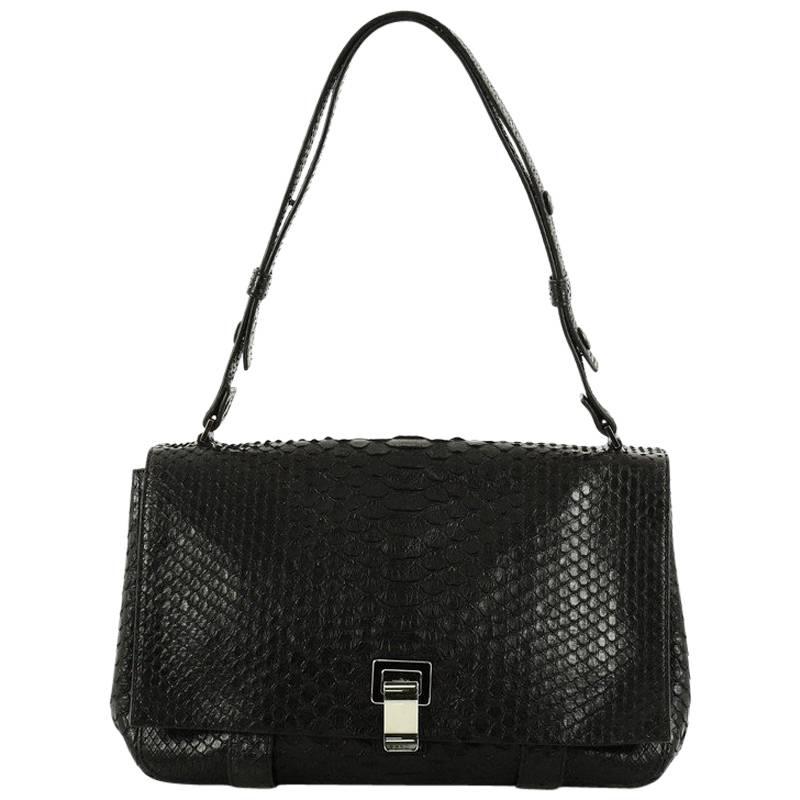 Proenza Schouler Courier Bag Python Medium