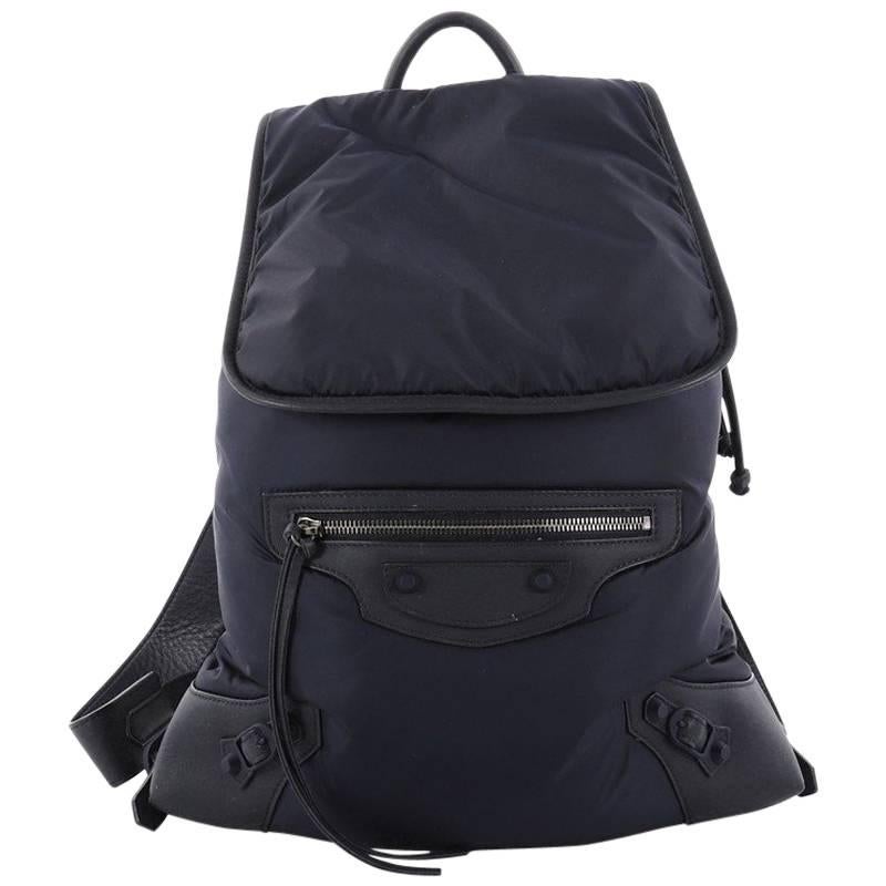 Balenciaga Classic Traveller Backpack Nylon with Leather