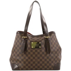 Hampstead leather handbag Louis Vuitton Brown in Leather - 32682961