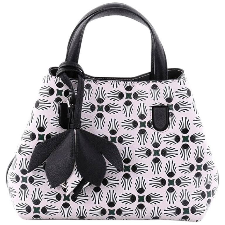 Christian Dior Blossom Handbag Printed Leather Medium