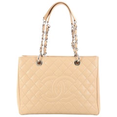 Chanel Grand Shopping Tote Quilted Caviar