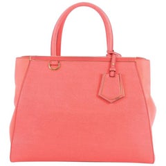 Fendi 2Jours Handbag Leather Medium
