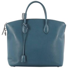 Louis Vuitton Haute Maroquinerie Lockit Handbag Leather MM
