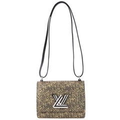 Louis Vuitton Twist Handbag Limited Edition Chevron Printed Epi Leather P