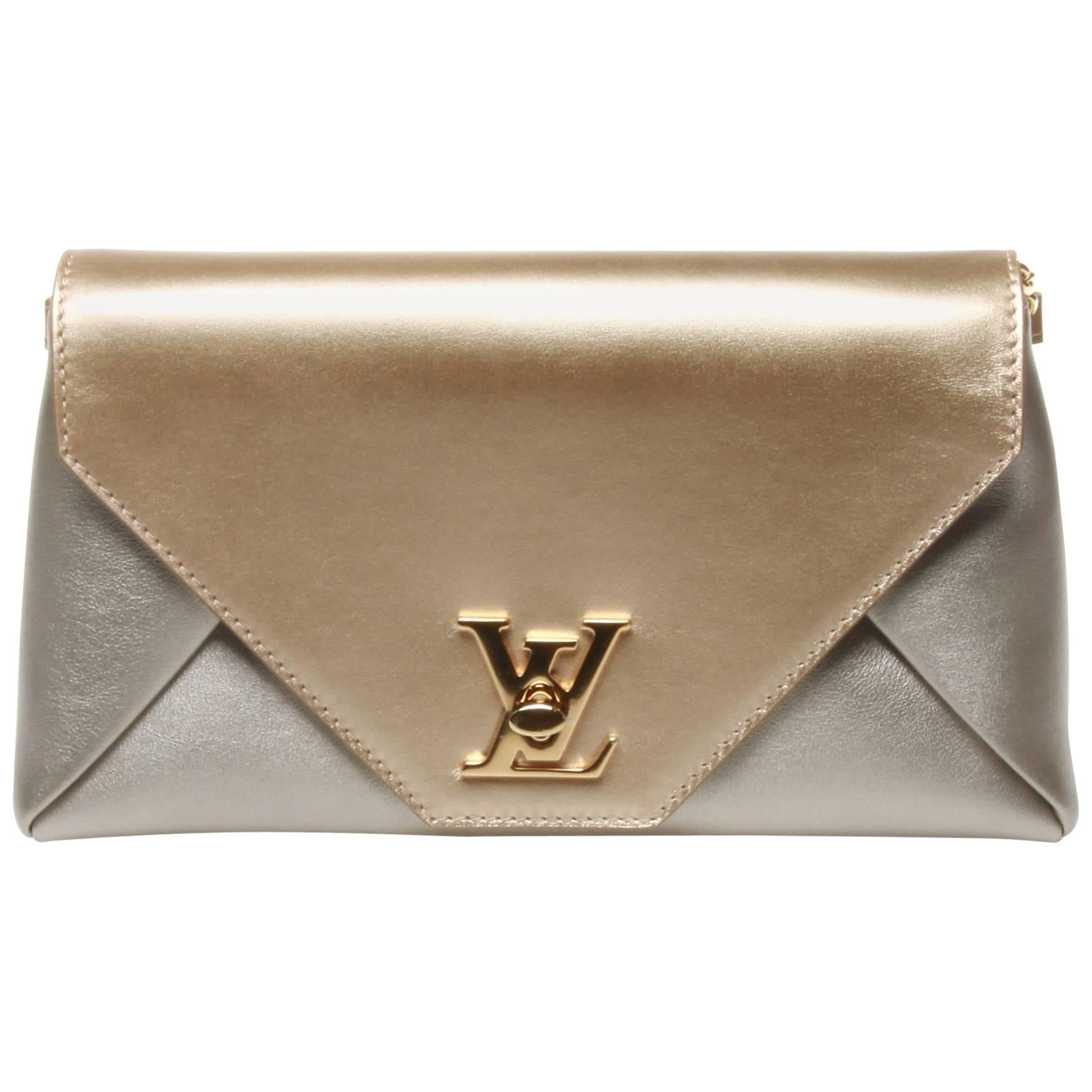 Louis Vuitton Love Note Clutch - Gold Crossbody Bags, Handbags - LOU469050