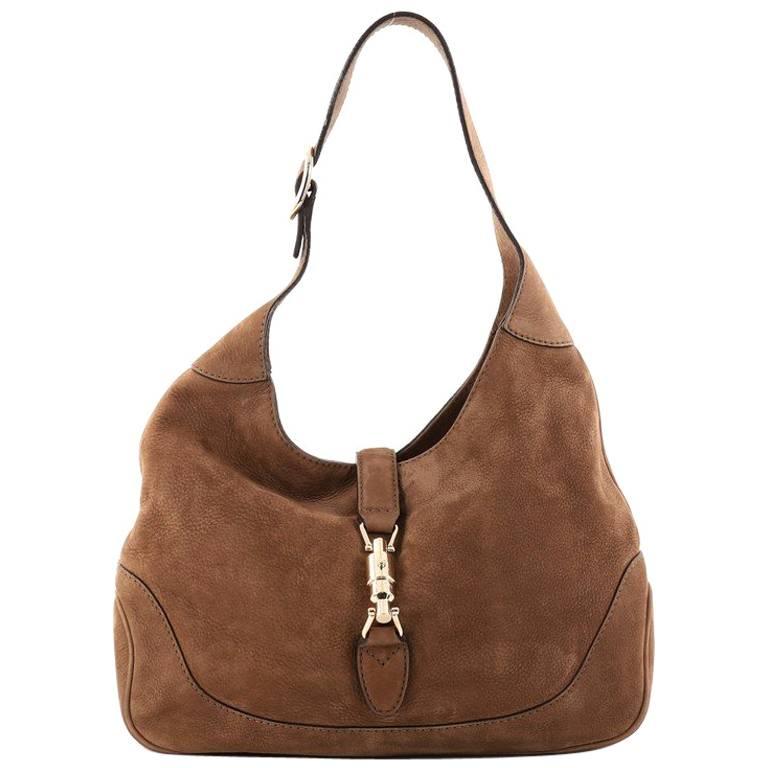 Brown Gucci Jackie Shoulder Bag