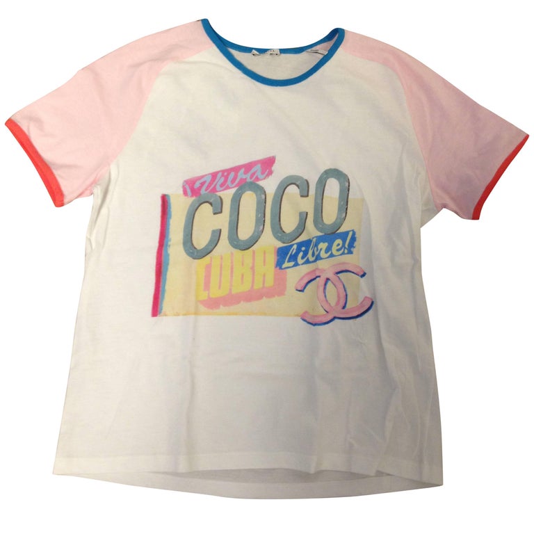 Chanel Coco Cuba T Shirt size M new Never Used with Tags For Sale at ...