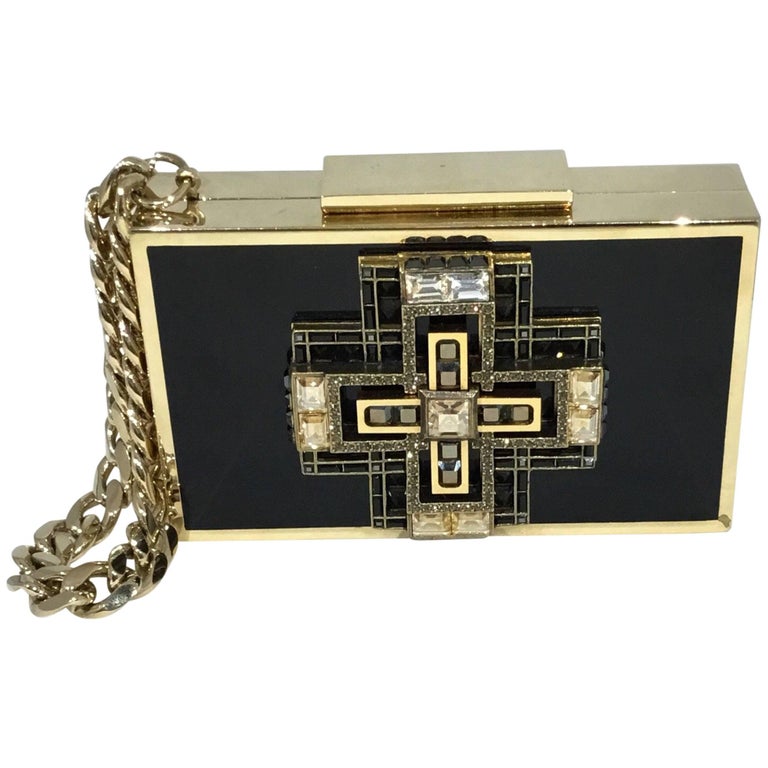 Adorne Savina Croc Structured Clutch in Choc AVD1751 main image 1