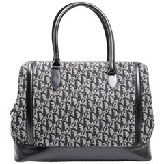 Dior Oblique Collection Blue Monogram Canvas Tote Bag