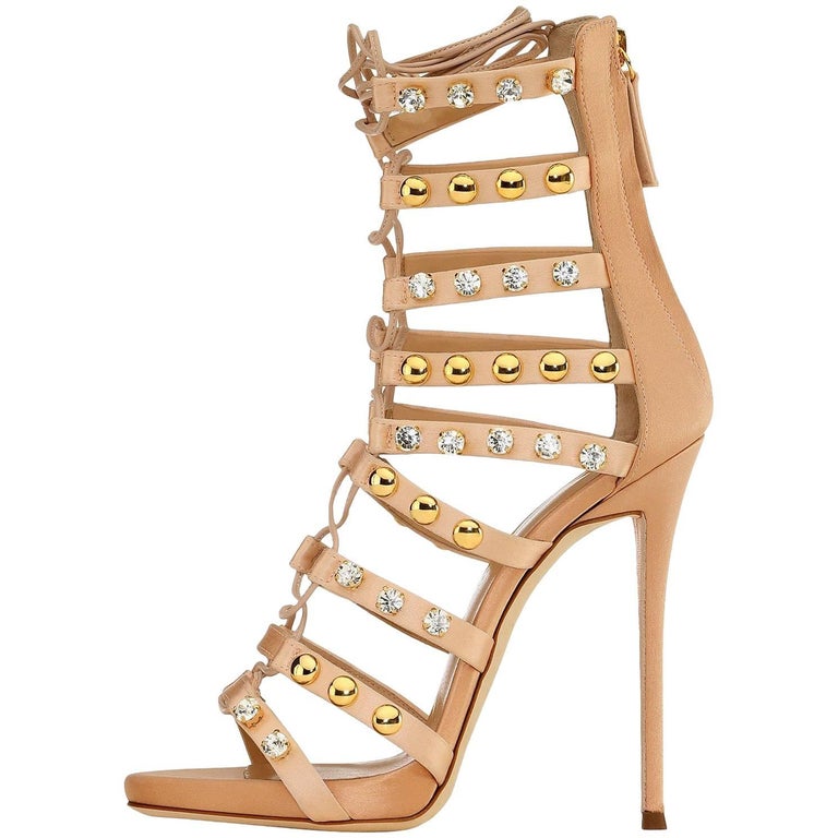 blush evening sandals