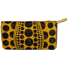 Yayoi Kusama clutch zippy wallet