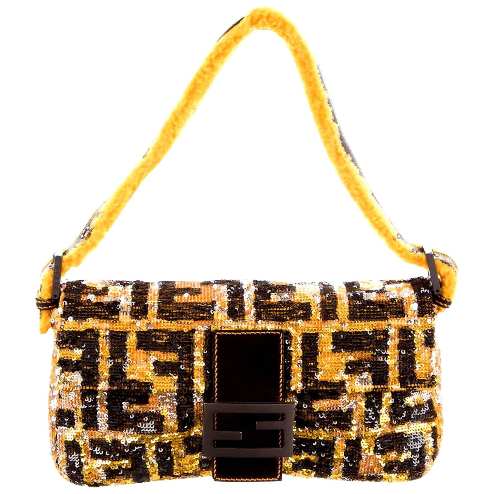 fendi fur baguette