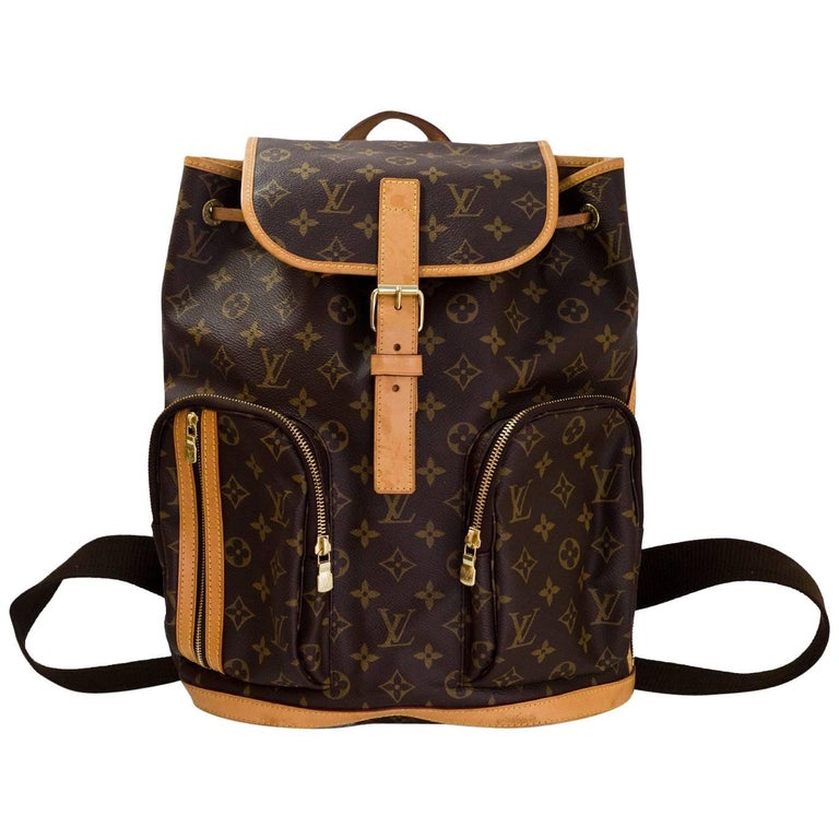 Louis Vuitton - Sac à dos Bosphore avec monogramme et housse En vente sur  1stDibs