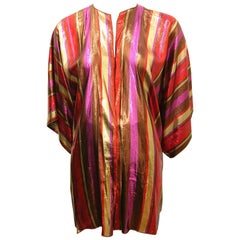 1980s Umi Collections by Anne Crimmins Striped Open Top