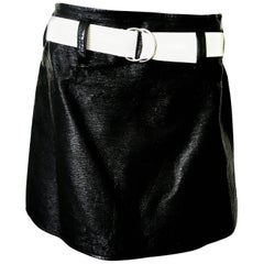 Courreges Mini Skirt - 1980's - Small