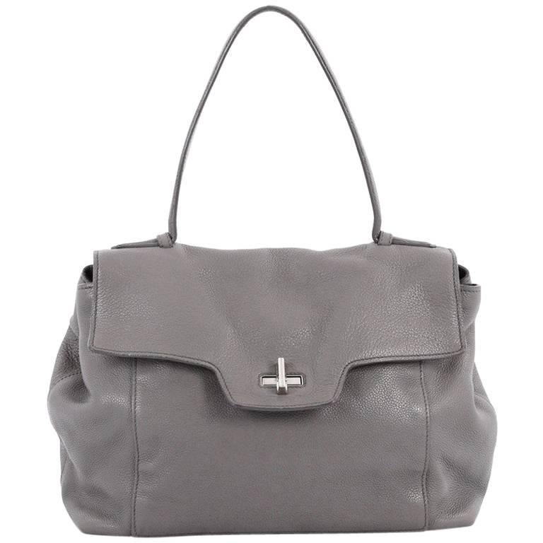 Prada Toro Top Handle Satchel Vitello Daino Large