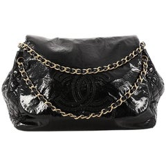 Rock and Chain Flap Bag Patent Vinyl Large at 1stDibs | chanel rock and chain bag, chanel bag, vinyl chanel bag