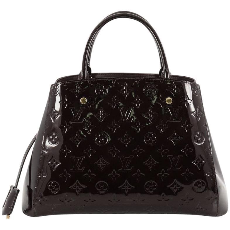 Louis Vuitton Montaigne Handbag Monogram Vernis MM