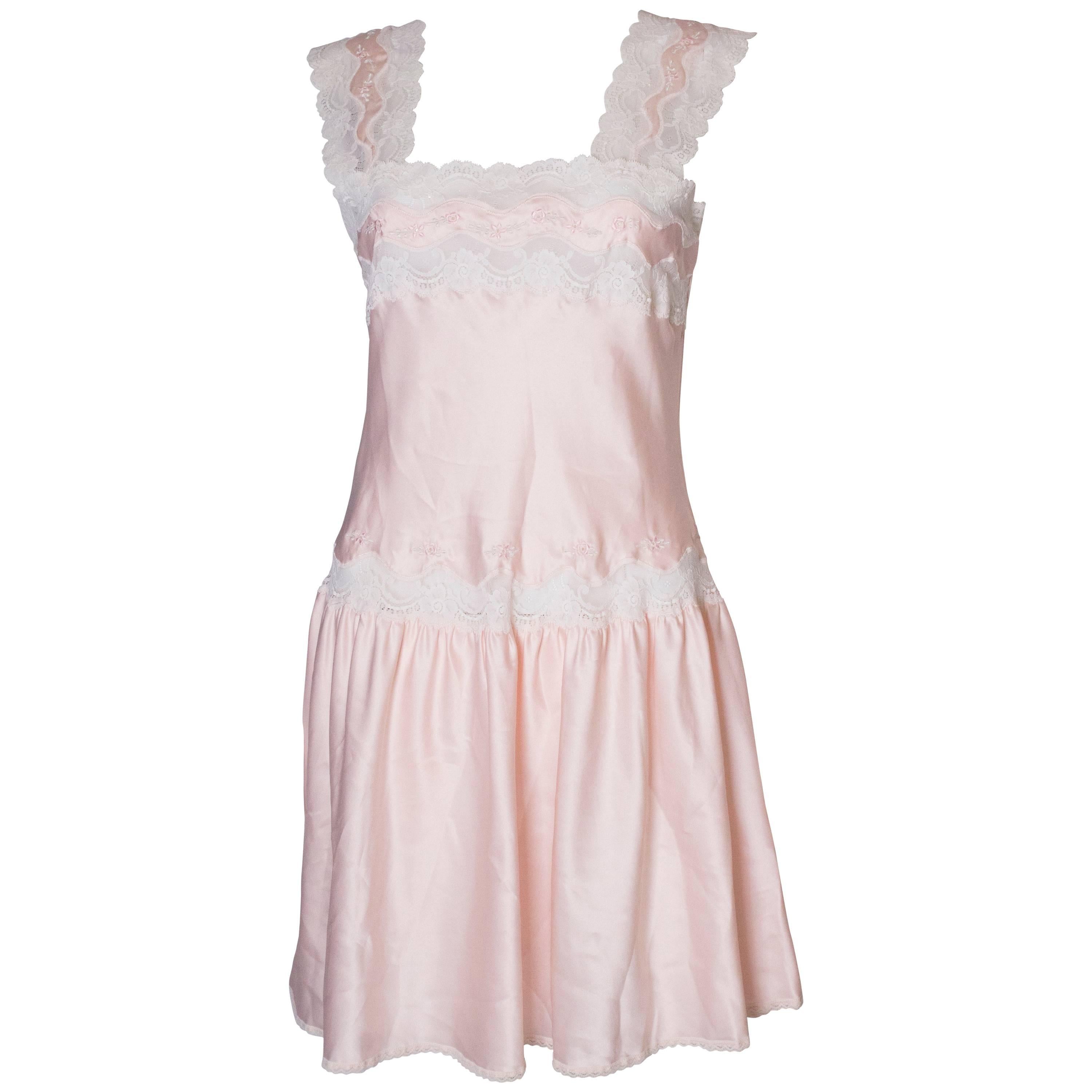 Vintage Pink Nightdress or Dress