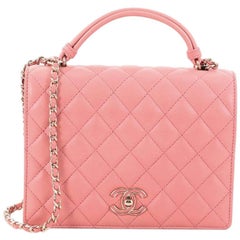 Chanel Tied Flap Bag Quilted Lambskin Small
