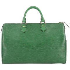 Used Louis Vuitton Speedy Handbag Epi Leather 35