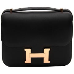 Hermès Constance Mini Swift Black RGH Bag