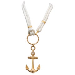 Yves Saint Laurent anchor necklace, 1960s