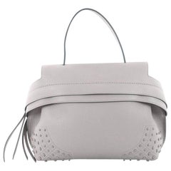 Tod's Studded Convertible Wave Bag Leather Small