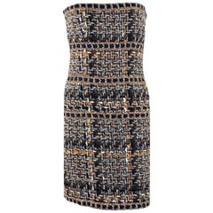 Chanel Lesage Metallic Braided Fantasy Tweed Dress