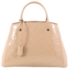 Louis Vuitton Montaigne Handbag Monogram Vernis MM