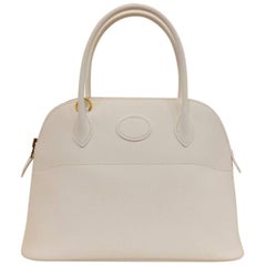 Sac Hermes Bolide Rigide 27 White Epsom GHW:: 2017