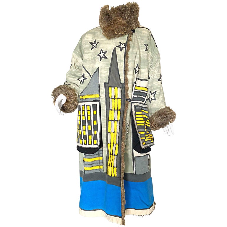 Vintage Jean Charles De Castelbajac One of a Kind Hand Painted 