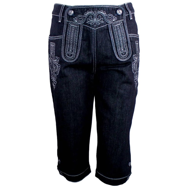 chanel denim jeans