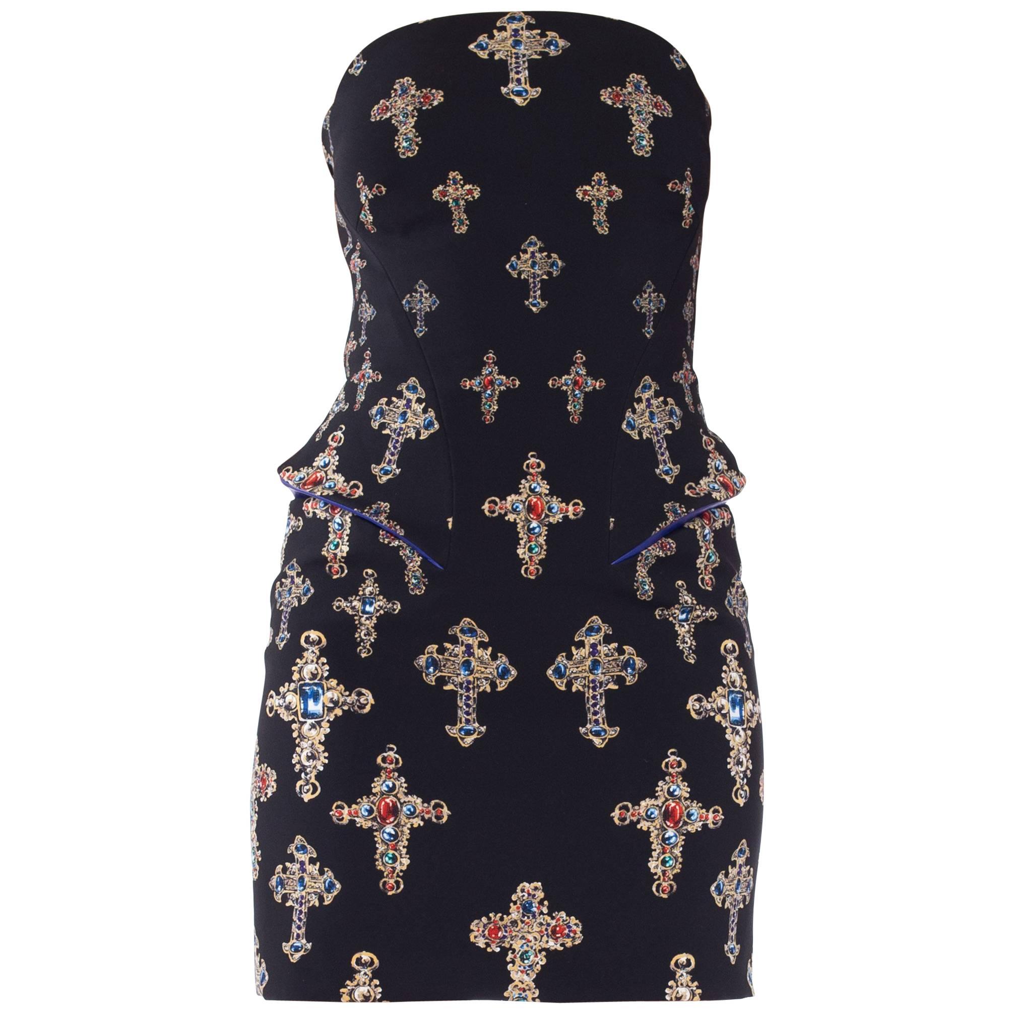 Versace Catholic Crystal Cross Dress